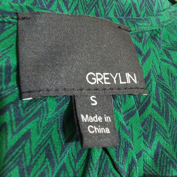 Anthropologie Greylin silk print surplice top - Picture 3 of 7